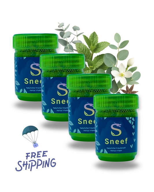 Four Herbal Inhaler with natural herbs & essential oils
